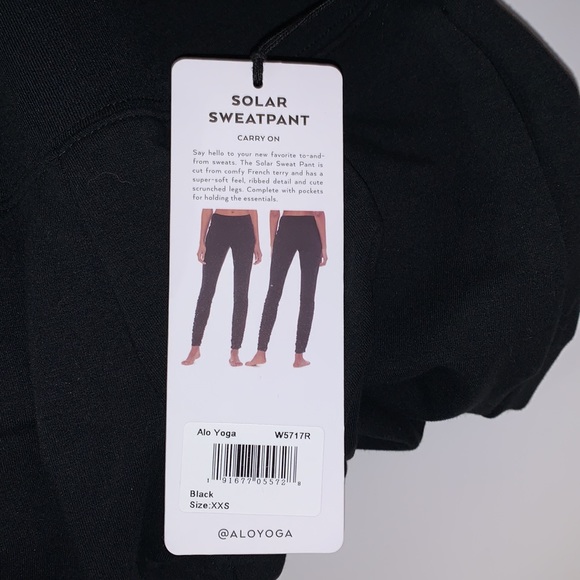 ALO Yoga Pants - Alo Yoga Black Leggings XXS NWT